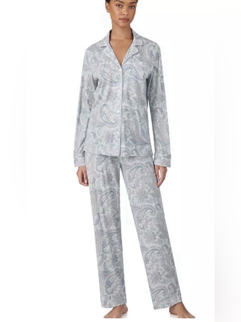 Ralph Lauren Pastel Paisley Print pajama set L